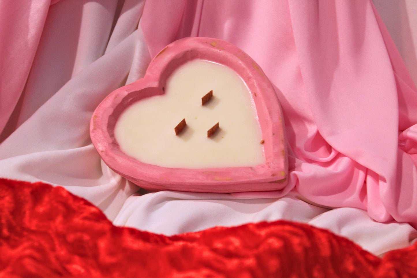 Valentine Heart Shaped Candle