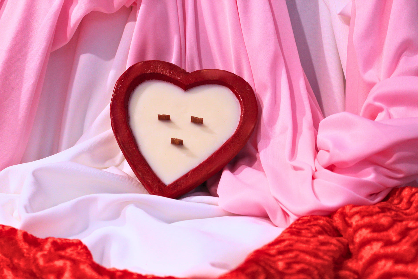 Valentine Heart Shaped Candle