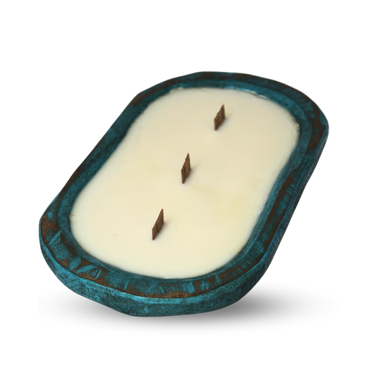 Vibing Caribbean Teakwood Dough Bowl